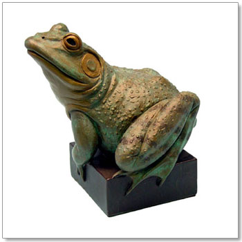 Turner Sculpture: Frog Sculptures: Bullfrog II